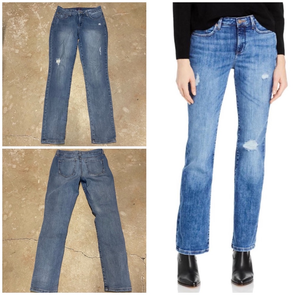 NYDJ Not Your Daughter’s Jeans Ankle Size 2 Lift Tuck Technology Distressed